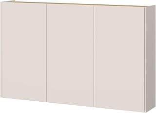 Lomadox Flurschrank Schuhschrank 138cm in Kaschmir mit Eiche ideal für schmale Flure, B/H/T ca. 138/87/25 cm