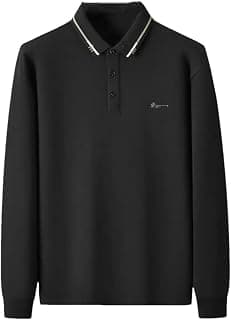 Herren-Polo-Shirt, modisch, Business, Luxus, langärmelig, lockeres Revers