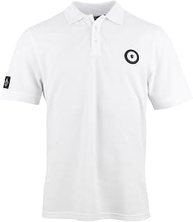 Herren Polo-Shirt Skull-White