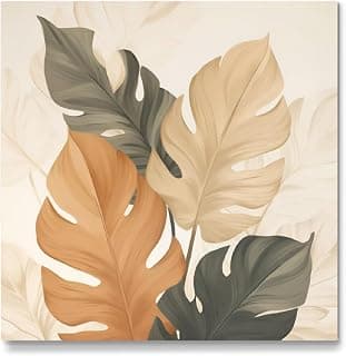 artboxONE Galerie-Print 60x60 cm Luxus Monstera hochwertiges Acrylglas auf Alu-Dibond Bild - Wandbild von Carina
