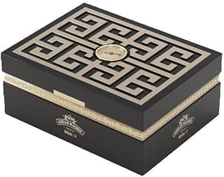 Zigarren Humidor ADRIAN MAGNUS Spanische Zeder hölzerne Zigarrenbox, Regal 50, Hygrometer, Luxus Humidor, 50-75 Zigarren