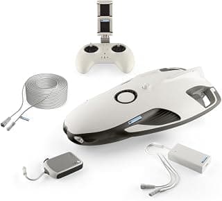 PowerVision PRW10 PowerRay Explorer Einzigartige Unterwasserdrohne weiß/grau