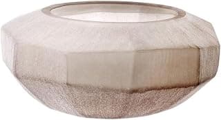 Casa Padrino Luxus Schüssel Sandfarben Ø 36 x H. 15 cm - Luxus Wohnzimmer Dekoration