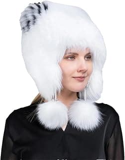 Frauen Winter Hut Frau Warme Bomber Hüte Luxus Schnee Kappe Earflap