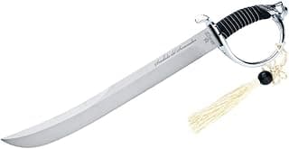Fox Knives Champagner-Säbel in Geschenkbox mit Ständer Silber - Champagnersäbel