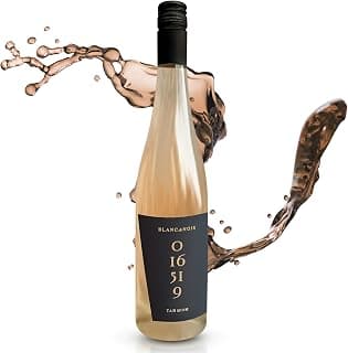 Farbe-des-Weines: Blanc de Noir (12 Flaschen) Weißwein aus roten Trauben, fruchtig & leichter Genuss mit Aromen von Pfirsich, Citrus und grünem Apfel in der Farbe: 0-16-51-9, 750 ml, 11,5% vol
