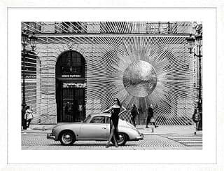 ART PRINT CAFE' – Foto-Kunstbild - Fashion-Fotografie Julian Lauren, Strahlender Luxus. 63x48 cm: Gerahmte Kunstdrucke, Rahmenfarbe: Weiss
