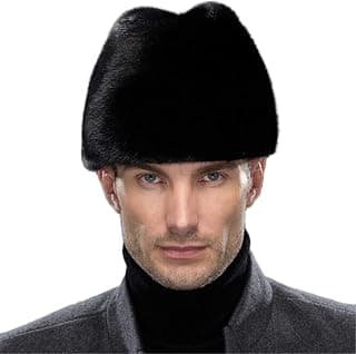 Herren Full-Pelt Bomber Hüte Luxus Winter Echtpelz Gentleman Hüte mit Ohrenklappen