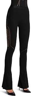 Wolford Damen Sporty Lacing Net Leggings,Frauen Stoffhose,Basic,Freizeithose,enganliegend,Black,S (Small)