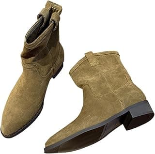 Stiefel für Damen Damenstiefel und -Schuhe Herbst Luxus Designer Denim Leder Knöchel Gummi Spitz High Heels Basic Stoff Mikrofaser Beflockung (Color : 1, Size : 5.5)