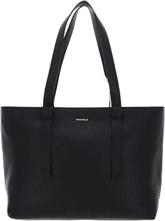 Leder Schultertasche Malory Handbag Noir schwarz
