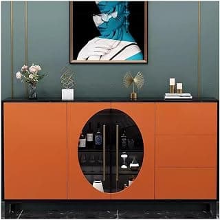 Buffetschrank Leichter Luxus-Inselschrank, moderner und einfacher Wandschrank for Wohnzimmer, Aufbewahrung Lagerschrank Anrichte Sideboard