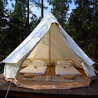 Outdoor Vier Saison Familie nurlaubsort Camping wasserdicht Luxus Bell Zelt oder Zelt zubehör