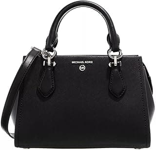 Damen Marilyn Small Crossbody Bag Umhängetasche, Beschläge Silber/schwarz