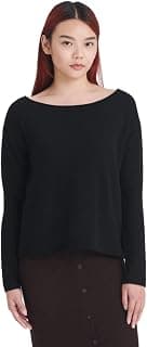 NAADAM Damen Kaschmir U-Boot-Ausschnitt Pullover