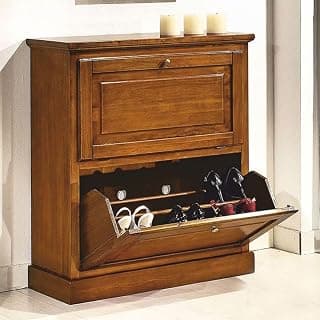 Casa Padrino Luxus Barock Schuhschrank Braun H. 93 cm - Made in Italy