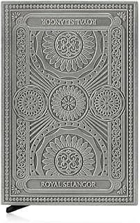 Handgefertigtes Kreditkartenetui aus Zinn von Ace Collection, silber