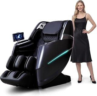 HealthRelife Neue Auflage 2026 Business Class Massagesessel Ganzkörpermassage mit Körperscan Shiatsu Automatischer Wadenstützverlängerung und Wadenknetmassage (Schwarz-Grau)