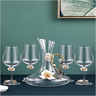 SISWIM Champagnerglas Rotweinglas Set Haushalt bleifreie Luxus Rotwein und europäisches transparentes Champagnerglas Rotweinglas Champagnerkelche