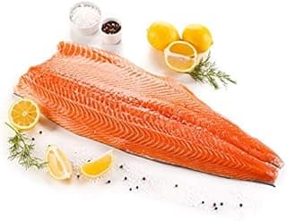 GreetFish Lachsfilet, Lachs filetiert (mit Haut), küchenfertig, Stehgräten entfernt, 1000g
