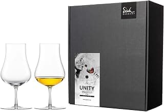 Eisch Malt Whiskygläser Unity SensisPlus, 2er Set im Geschenkkarton, 230 ml, Handgefertigte Nosing-Gläser, Spülmaschinenfest