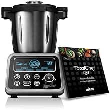 Ufesa Totalchef RK5 Küchenmaschine mit mehreren Kochprogrammen, 1700 W Leistung, LCD-Display, Kanne mit 3,5 l Fassungsvermögen, inkl. Rezeptbuch und integrierter Waage