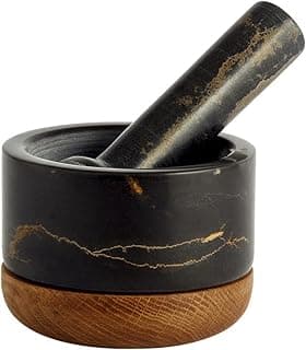 Gewürzmühlen Handgemachte Luxus Marmor Mörser Pestle Set Rustikal Kraut Cru-Sher Shere und Steinmühle, am besten for Küche Nutzbare Dekor Salzmühlen