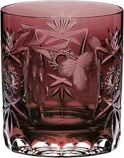 Nachtmann Whisky Glas, 250 ml, Dunkelrot, Traube, 35889, Whisky Tumbler aus Bleikristall, spülmaschinenfest