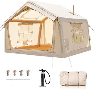 Ytaoeo Aufblasbares Zelt für Camping Outdoor Zelt Aufblasbares Gampingzelt aus Wasserdichtem Oxford-Stoff Air Glamping Zelte, Verschiedene Optionen