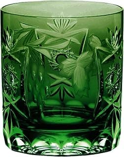 Nachtmann Whisky Glas, 250 ml, dunkelgrün, Traube, 35897, Whisky Tumbler aus Bleikristall, spülmaschinenfest, Made in Germany, Smaragdrün