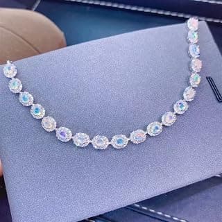 Jahrestag Opal Armband 925 schmuck natürliches und echtes Opal Armband