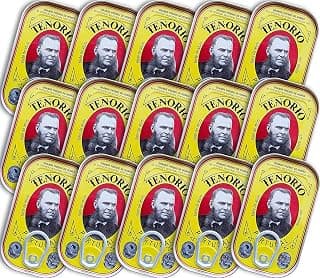 Tenorio Thunfischfilets in Olivenöl 15 x 120 g - Omega-3 - Premium Qualität | Portugal