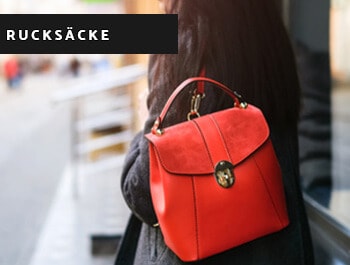 Roter Luxus Rucksack für Frauen