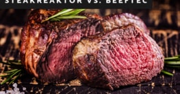 Steak mit Steakreaktor-Beeftec gebraten